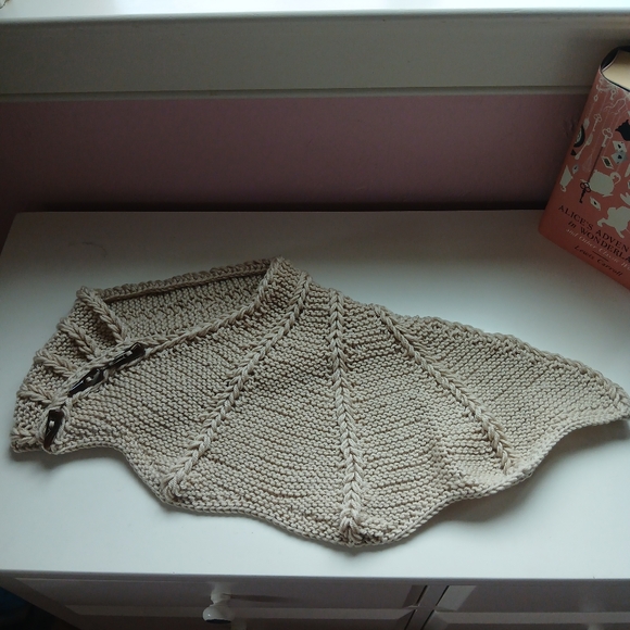 Dragon Wing Cowl Scarf - Sand - Picture 3 of 7